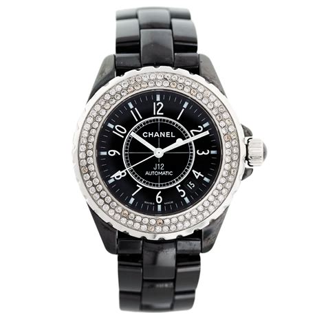 chanel j12 ceramic diamond bezel replica